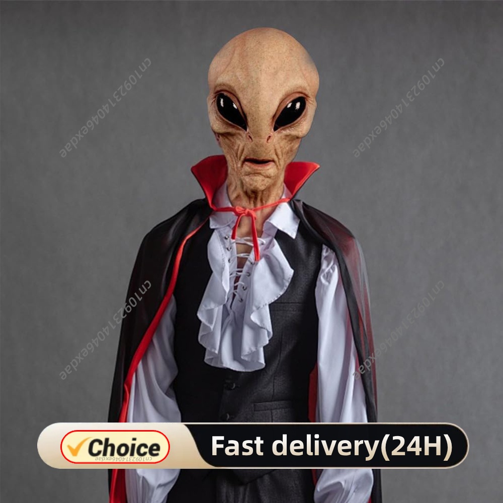 Latex Alien Mask Realistic - Full Head Realistic Masks Latex Alien