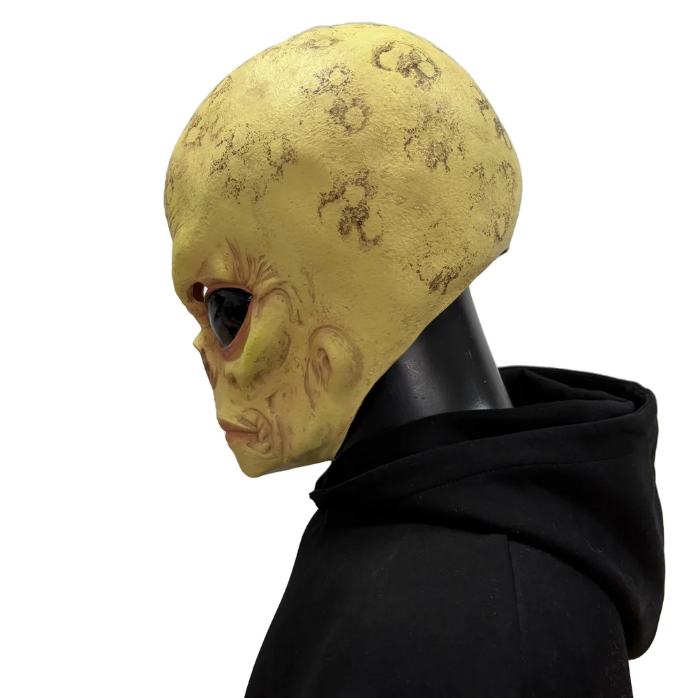 Funny Alien Skull Mask Cosplay - Latex Alien Mask Realistic review and price