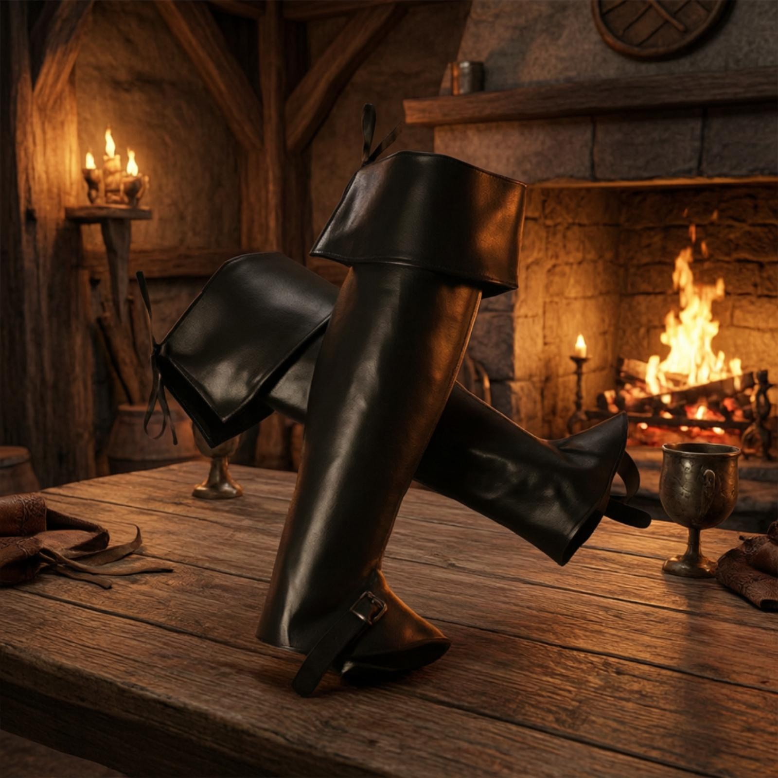 Adjustable Medieval Shin Guard - Costumes review and price