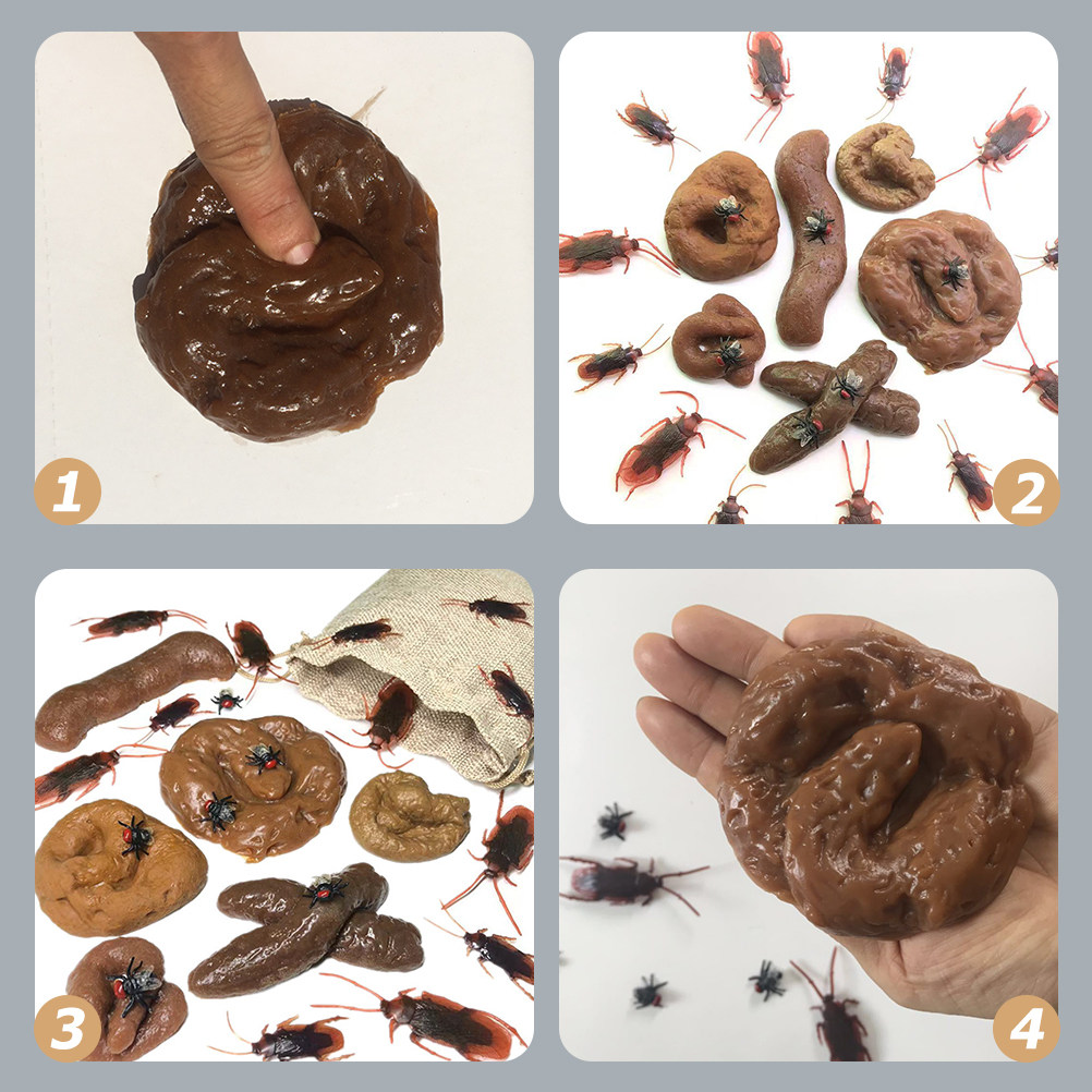 24 pcs Realistic Fake Poop Pra - Fake Poop Gag Gift review and price