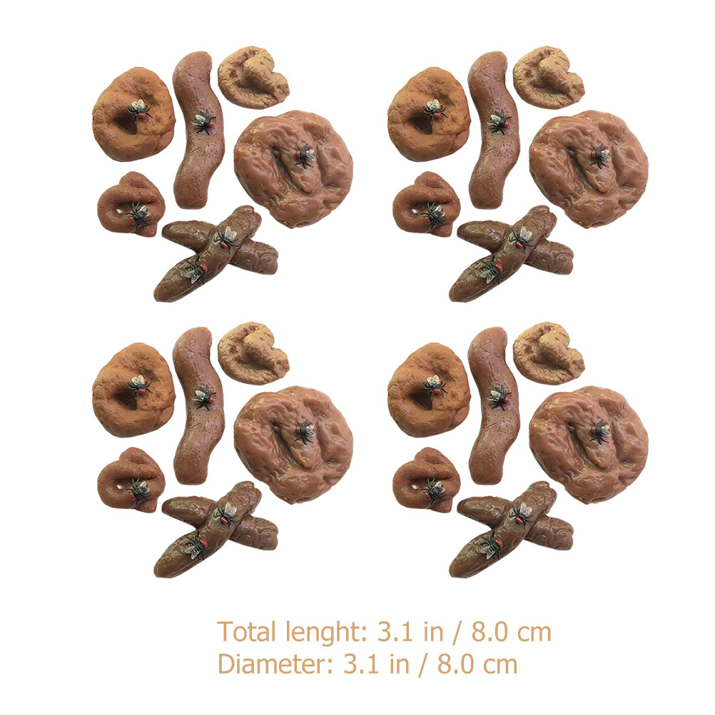 24 pcs Realistic Fake Poop Pra - Fake Poop Gag Gift review and price