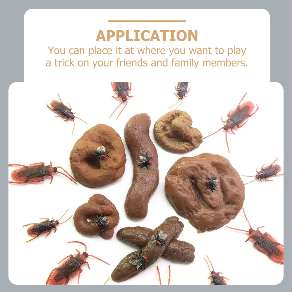 24 pcs Realistic Fake Poop Pra - Fake Poop Gag Gift review and price