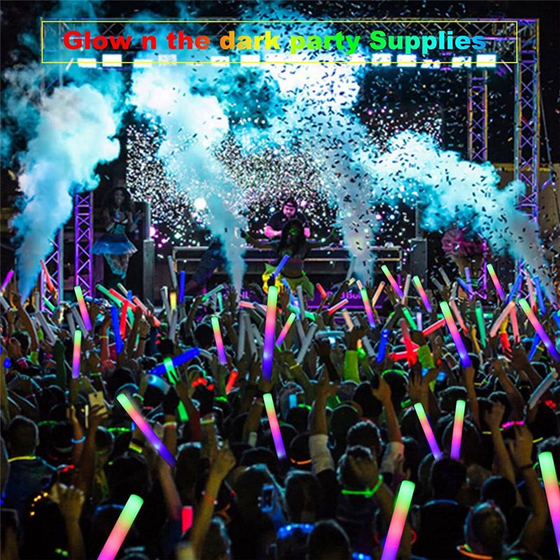 A75K Glow Sticks Bulk, LED Foa - Flashing Led Foam Sticks Party review and price