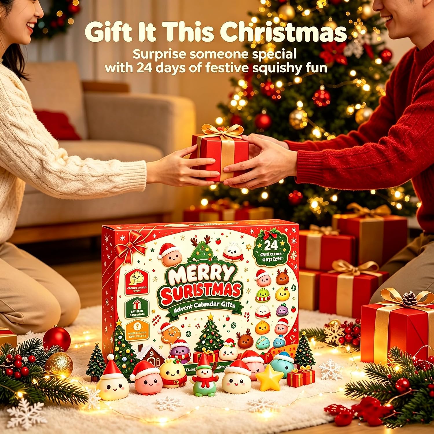 2026 Christmas Squishy Advent  - Novelty Gifts review and price