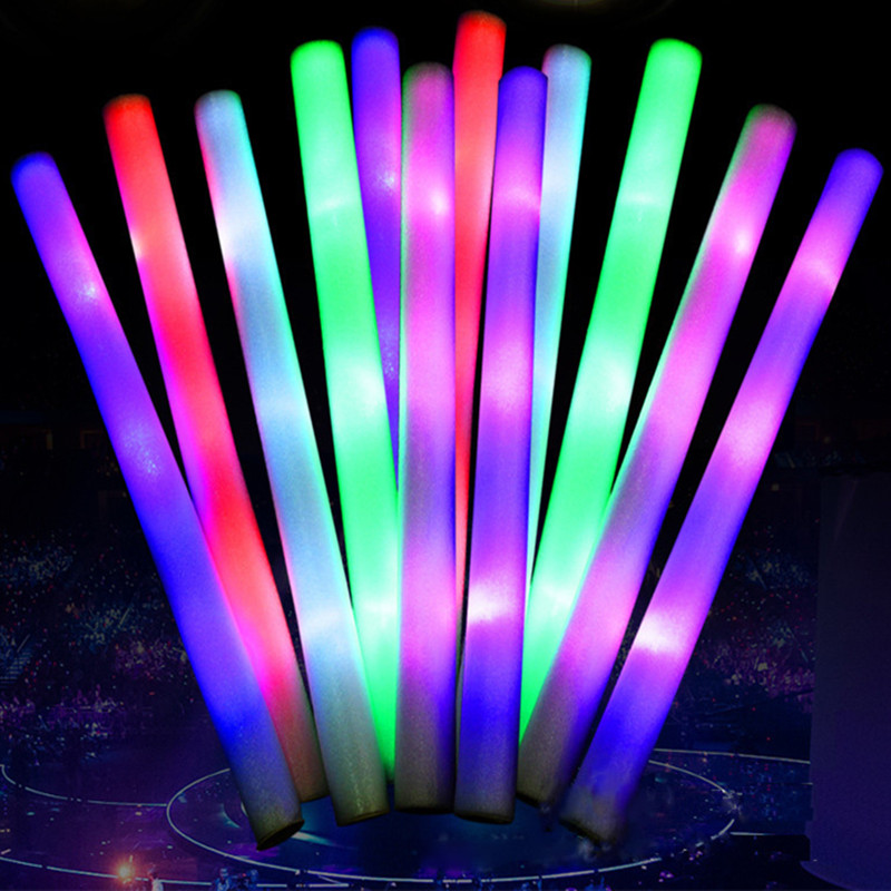 30Pcs Party Decoration LED Col - Flashing Led Foam Sticks Party review and price