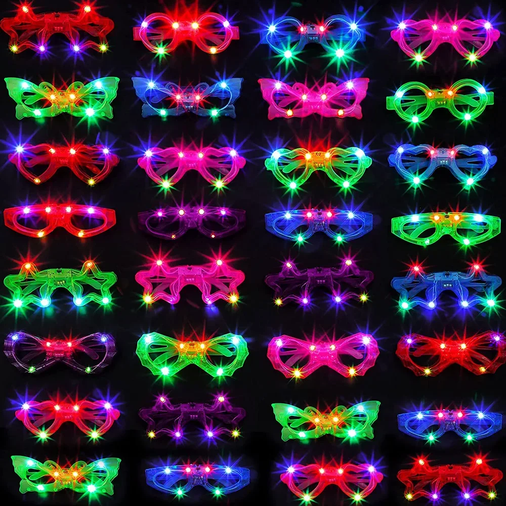 LED Glasse Neon Glow In The Da - Glow In The Dark Party Glasses review and price
