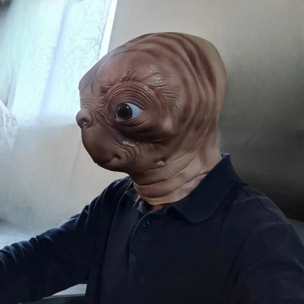 Realistic ET Alien Latex Mask  - Latex Alien Mask Realistic review and price