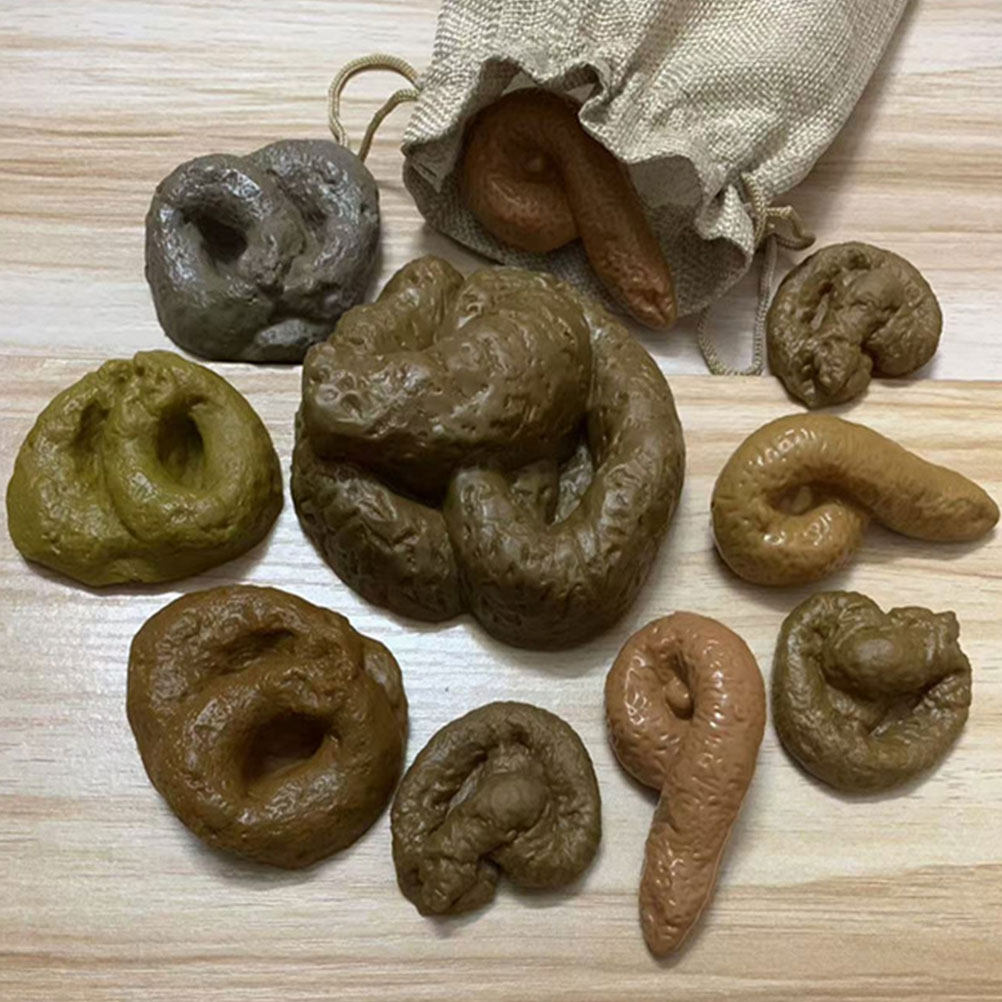 10Pcs Fake Poop Prank Set Apri - Fake Poop Gag Gift review and price