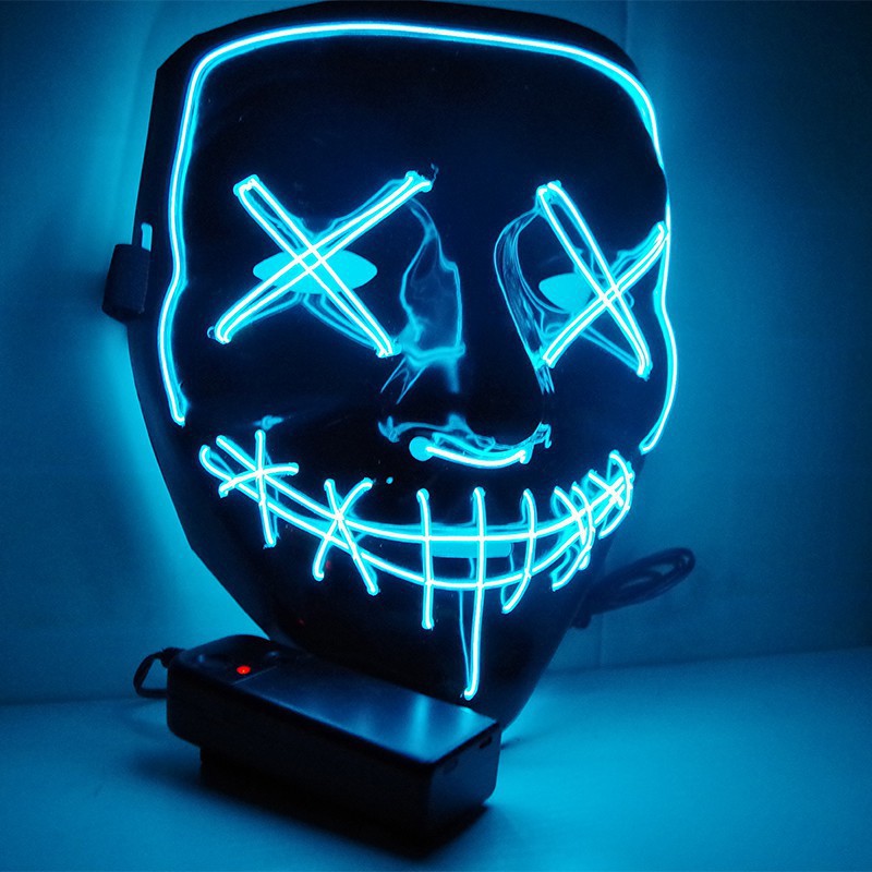 Halloween LED Light-Up Purge M - Led Purge Mask Halloween review and price