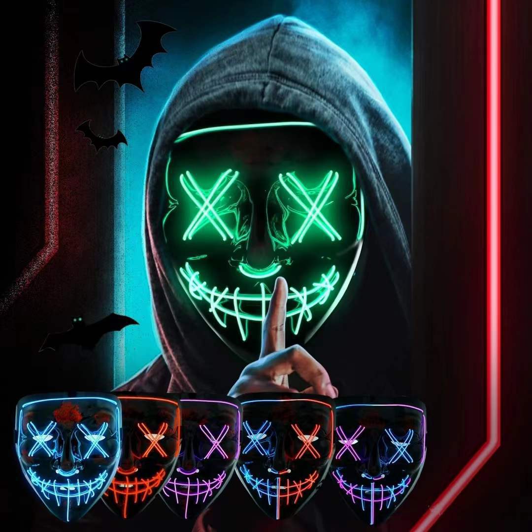 Halloween LED Light-Up Purge M - Led Purge Mask Halloween review and price