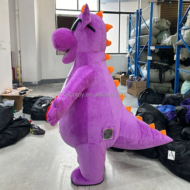 Adult Inflatable Purple Dinosa - Inflatable Dinosaur Costume Adult review and price