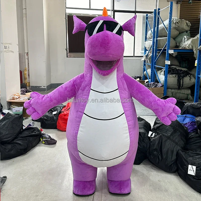Adult Inflatable Purple Dinosa - Inflatable Dinosaur Costume Adult review and price