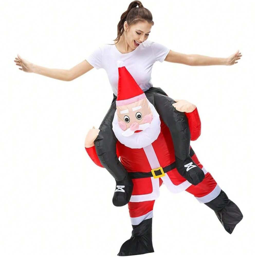 Ride On Santa Claus Inflatable - Costumes review and price