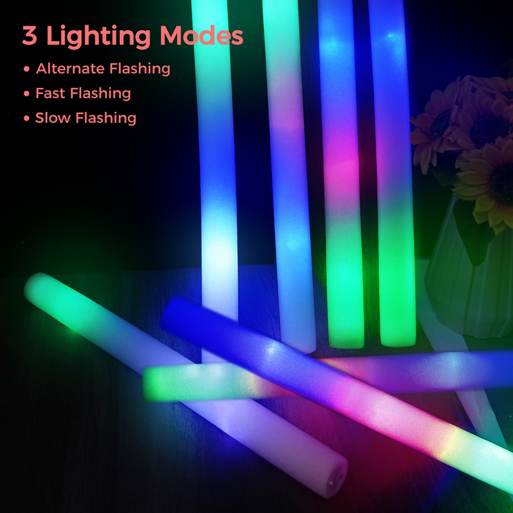 40Pcs Led Foam Sticks Foam Glo - Flashing Led Foam Sticks Party review and price