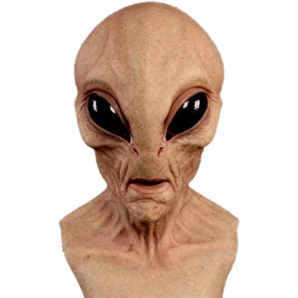 Hot Sale Halloween Costume Ali - Latex Alien Mask Realistic review and price