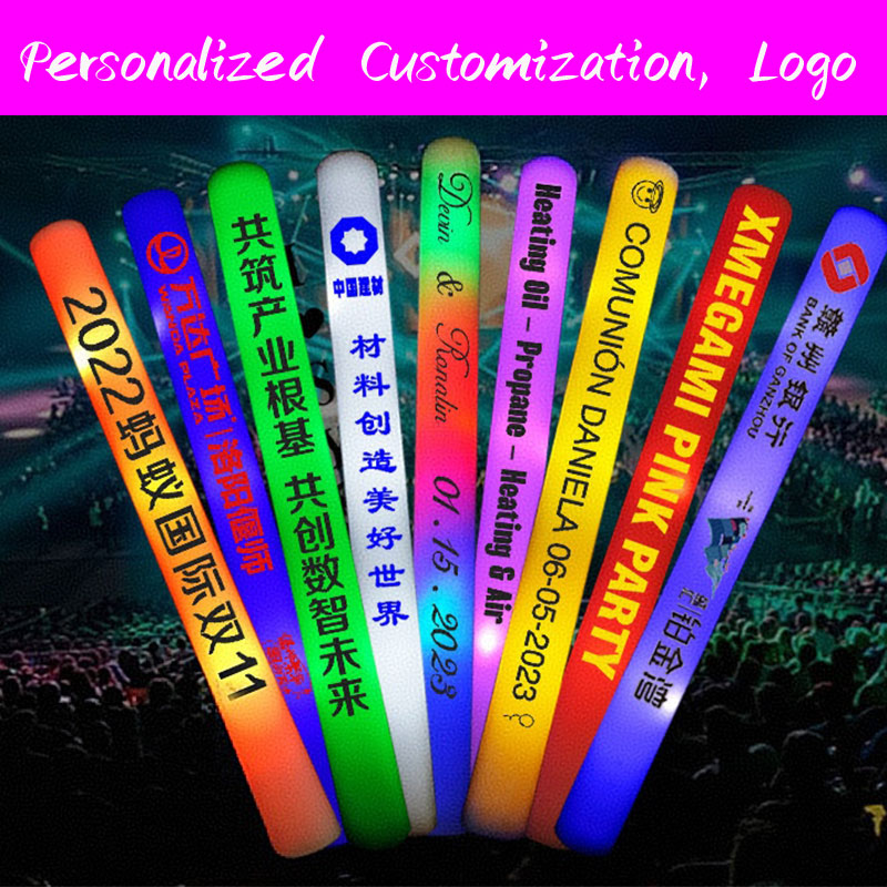 30 LED Luminous Foam Sticks Pe - Flashing Led Foam Sticks Party review and price