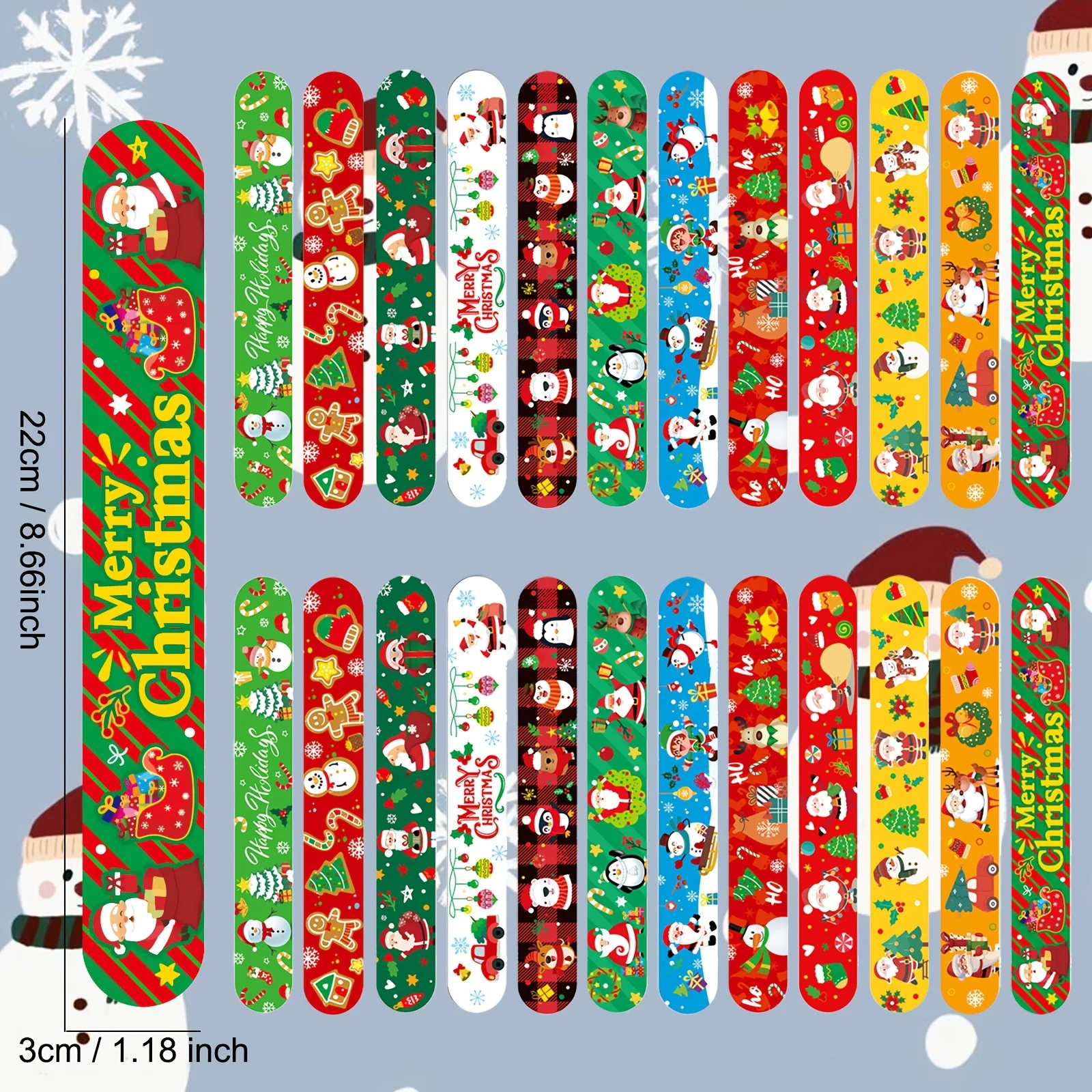 Christmas Slap Bracelets Chris - Party Supplies review and price