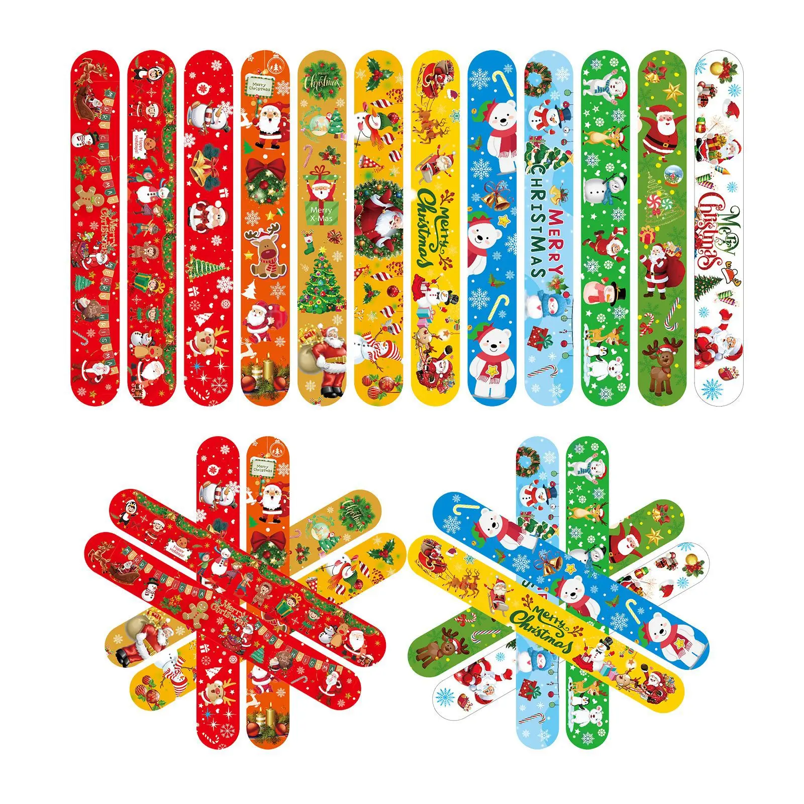 Christmas Slap Bracelets Chris - Party Supplies review and price