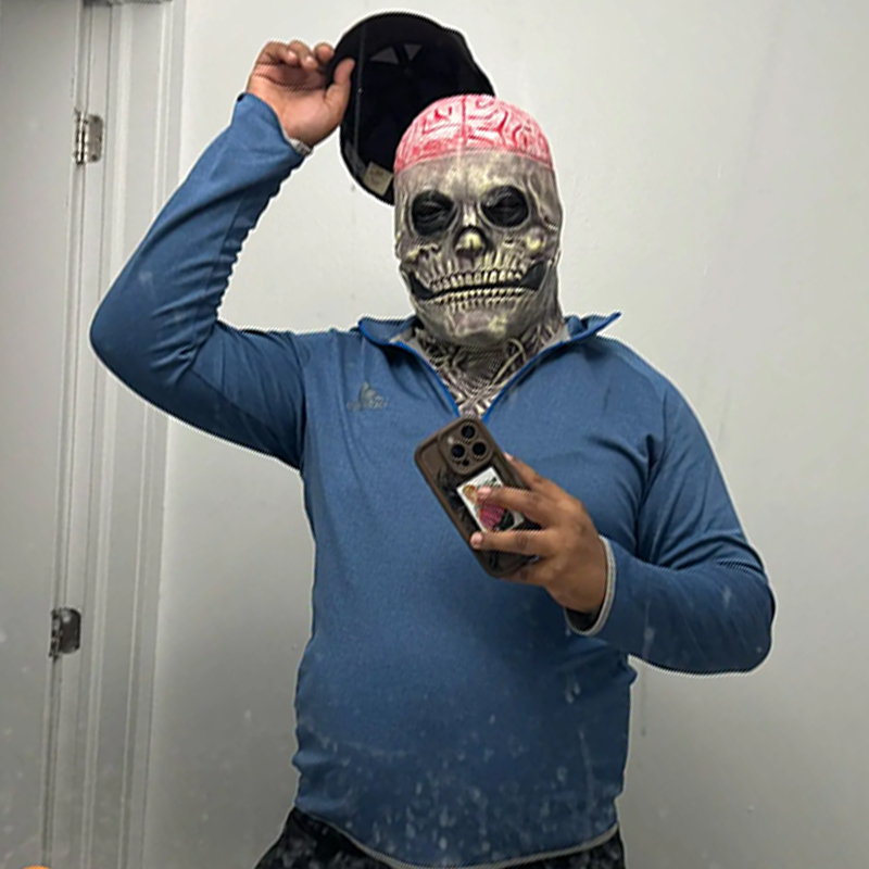 Creepy Brains Skeleton Mask Sk - Led Purge Mask Halloween review and price