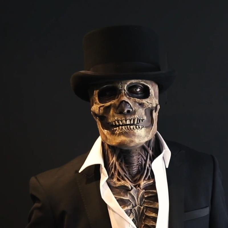 Creepy Brains Skeleton Mask Sk - Led Purge Mask Halloween review and price