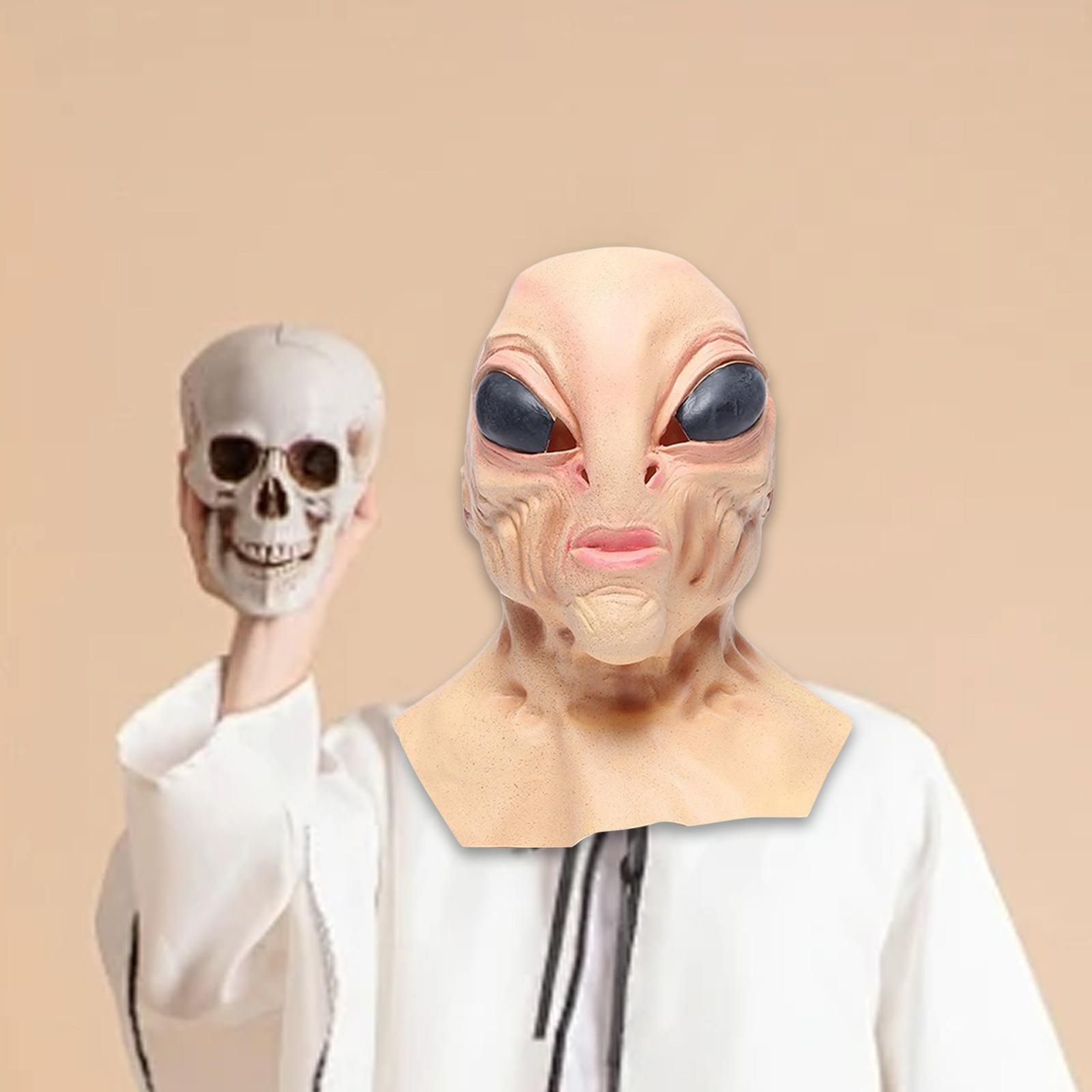 Latex Alien Mask Full Head Cov - Latex Alien Mask Realistic review and price