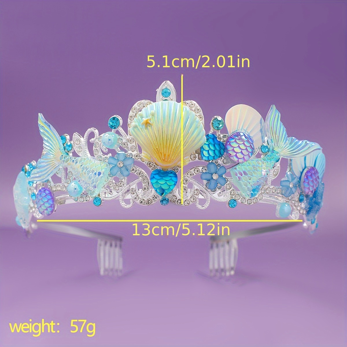 2025 New Mermaid Hair Comb Cro - Party Supplies review and price