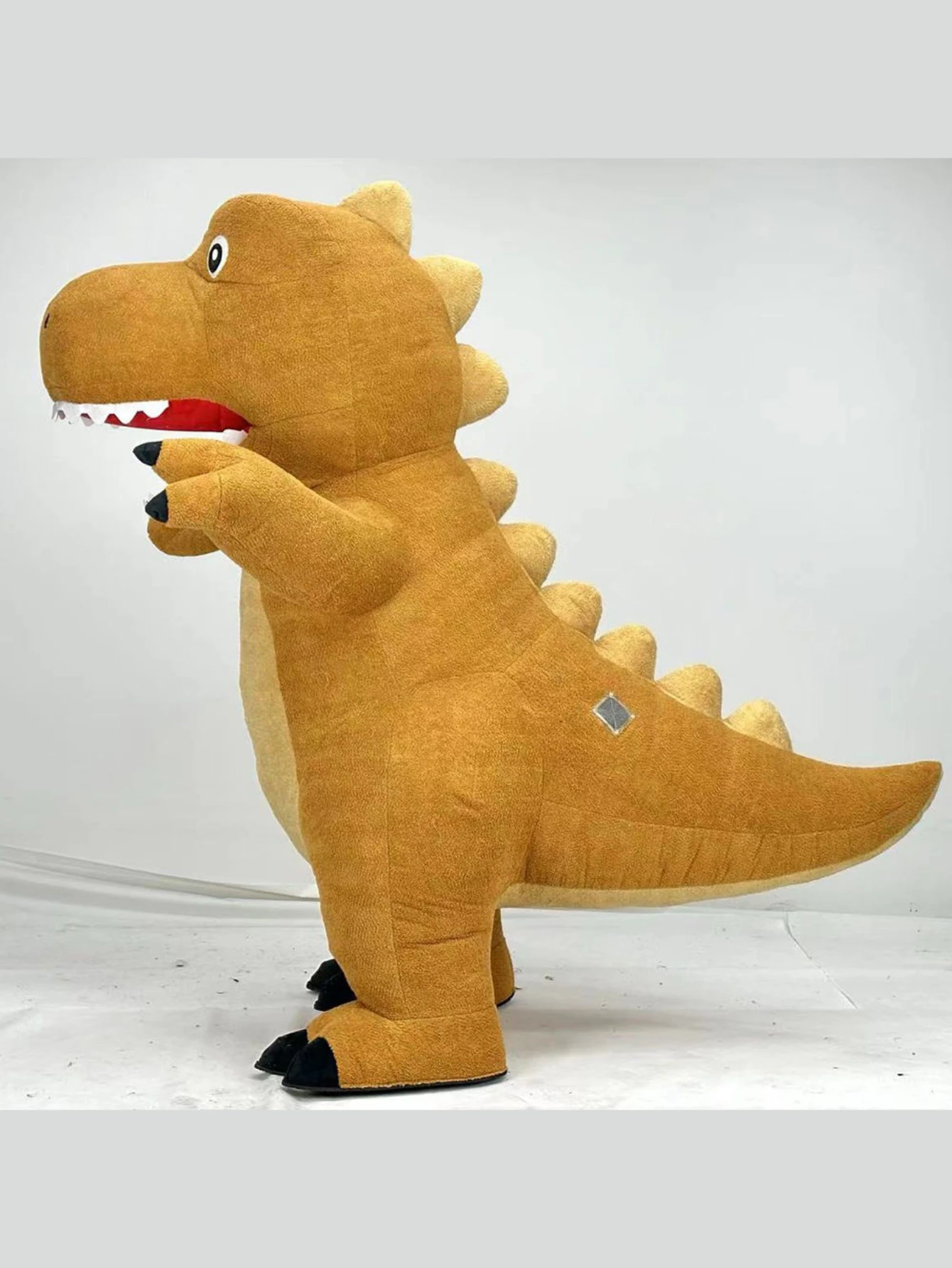 Inflatable Yellow Dinosaur Mas - Inflatable Dinosaur Costume Adult review and price